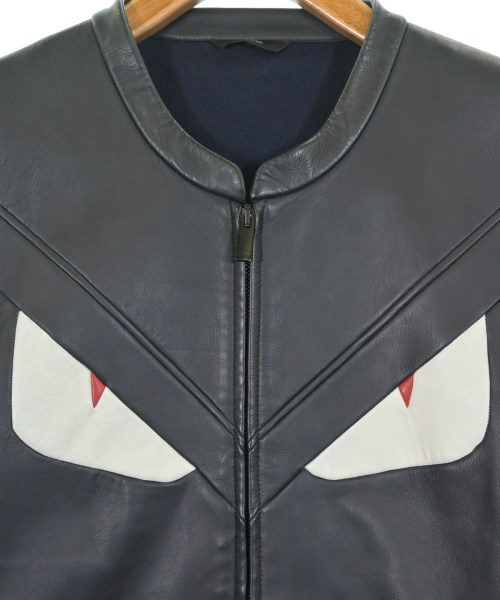 FENDI（フェンディ）ライダース 紺 サイズ:50(XL位) メンズ/2200629539013