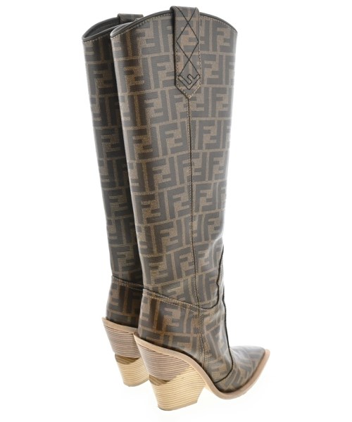 FENDI（フェンディ）ブーツ 茶 サイズ:EU36(22.5cm位) レディース/2200630434017