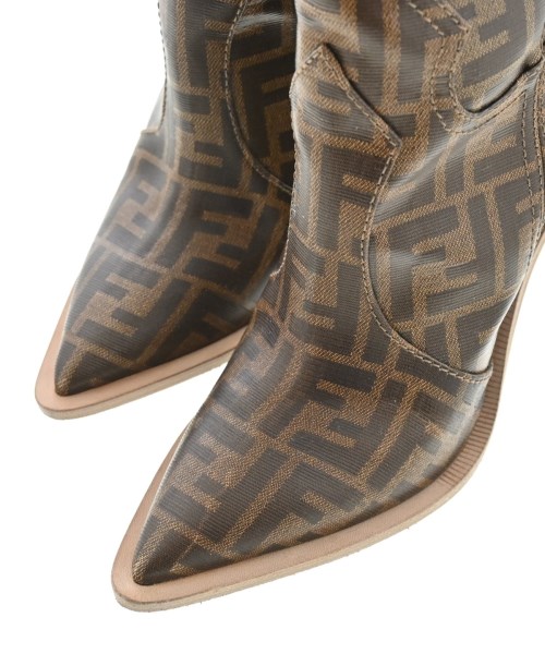 FENDI（フェンディ）ブーツ 茶 サイズ:EU36(22.5cm位) レディース/2200630434017