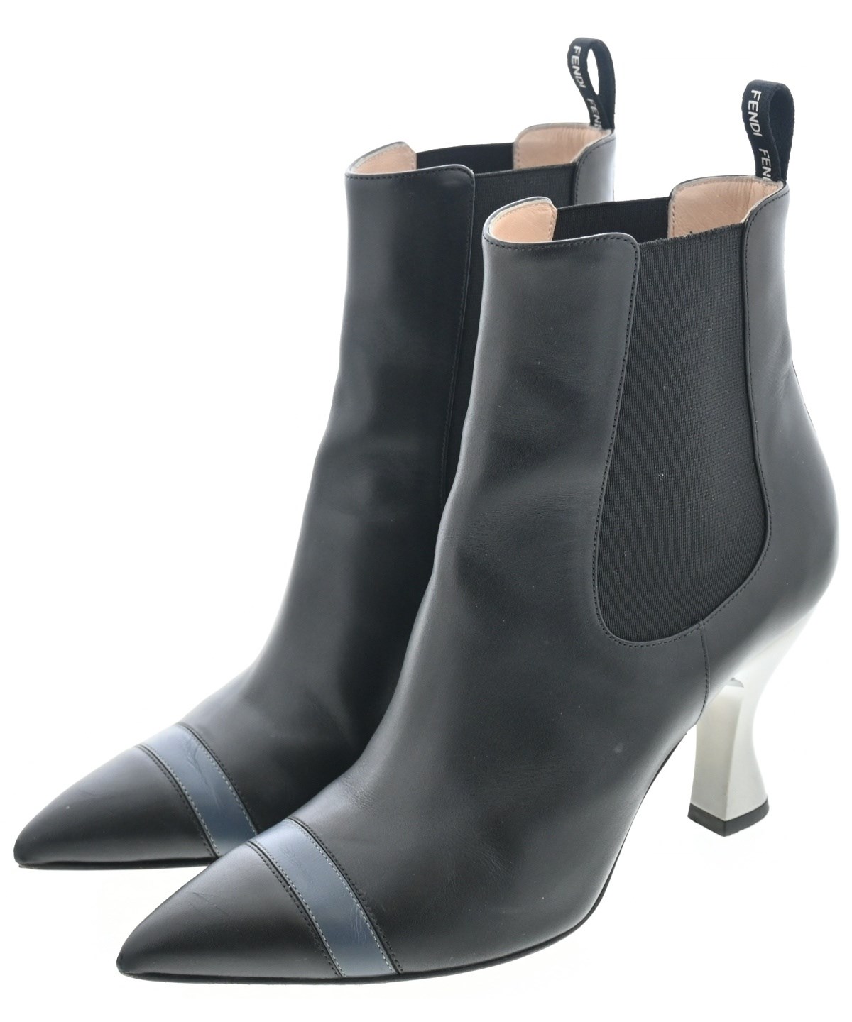 FENDI（フェンディ）ブーツ 黒 サイズ:EU36(22.5cm位) レディース 