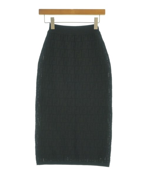 FENDI（フェンディ）ロング・マキシ丈スカート 黒 サイズ:38(S位) レディース/2200631131014
