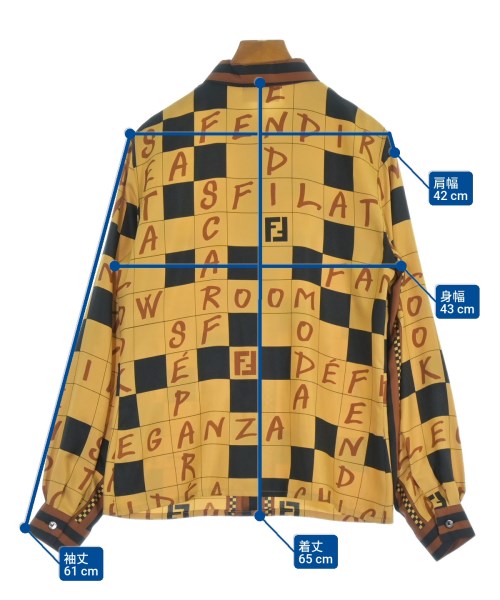 FENDI（フェンディ）カジュアルシャツ 黄 サイズ:44(L位) レディース/2200631693062