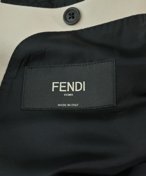FENDI（フェンディ）テーラードジャケット 黒 サイズ:50(XL位) メンズ/2200633253035