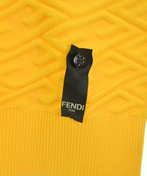 FENDI（フェンディ）ニット・セーター 黄 サイズ:48(L位) メンズ/2200623082331