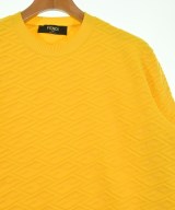 FENDI（フェンディ）ニット・セーター 黄 サイズ:48(L位) メンズ/2200623082331