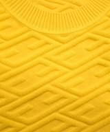 FENDI（フェンディ）ニット・セーター 黄 サイズ:48(L位) メンズ/2200623082331