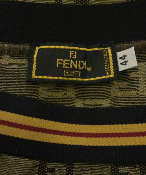 FENDI（フェンディ）ひざ丈スカート カーキ サイズ:44(L位) レディース/2200629207028
