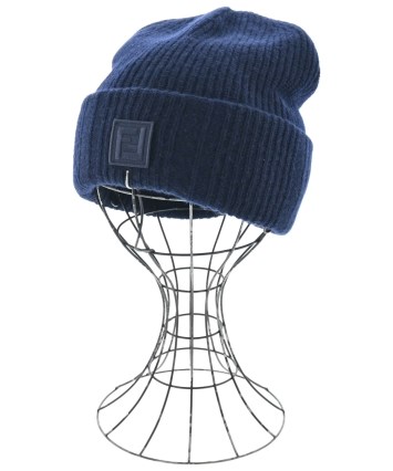 FENDI（フェンディ）ニットキャップ・ビーニー 紺 サイズ:- メンズ
