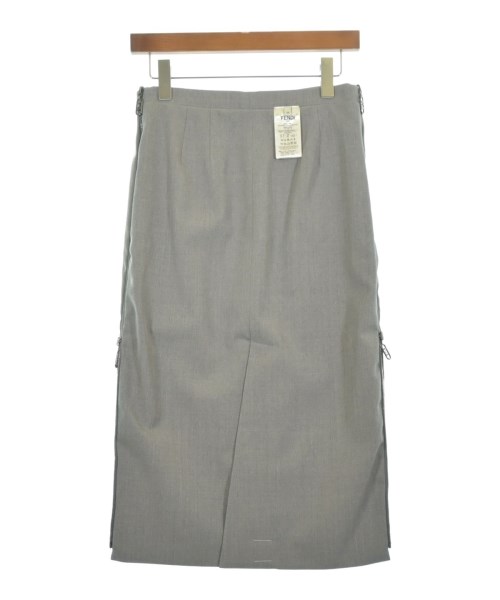 FENDI（フェンディ）ロング・マキシ丈スカート グレー サイズ:38(S位) レディース/2200614843026