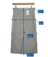 FENDI（フェンディ）ロング・マキシ丈スカート グレー サイズ:38(S位) レディース/2200614843026
