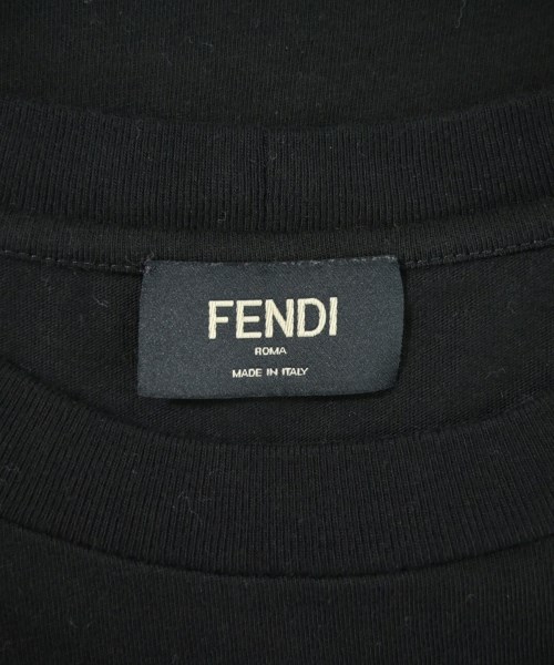 FENDI（フェンディ）Tシャツ・カットソー 黒 サイズ:46(M位) メンズ/2200614254082