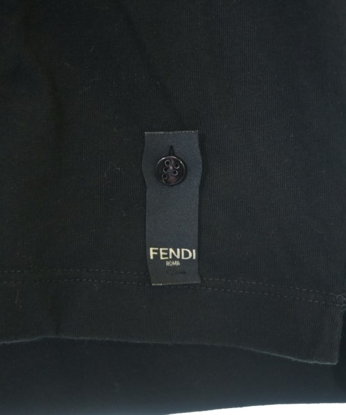 FENDI（フェンディ）Tシャツ・カットソー 黒 サイズ:46(M位) メンズ/2200614254082