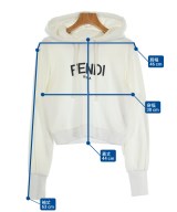 FENDI（フェンディ）パーカー 白 サイズ:S レディース/2200617102014
