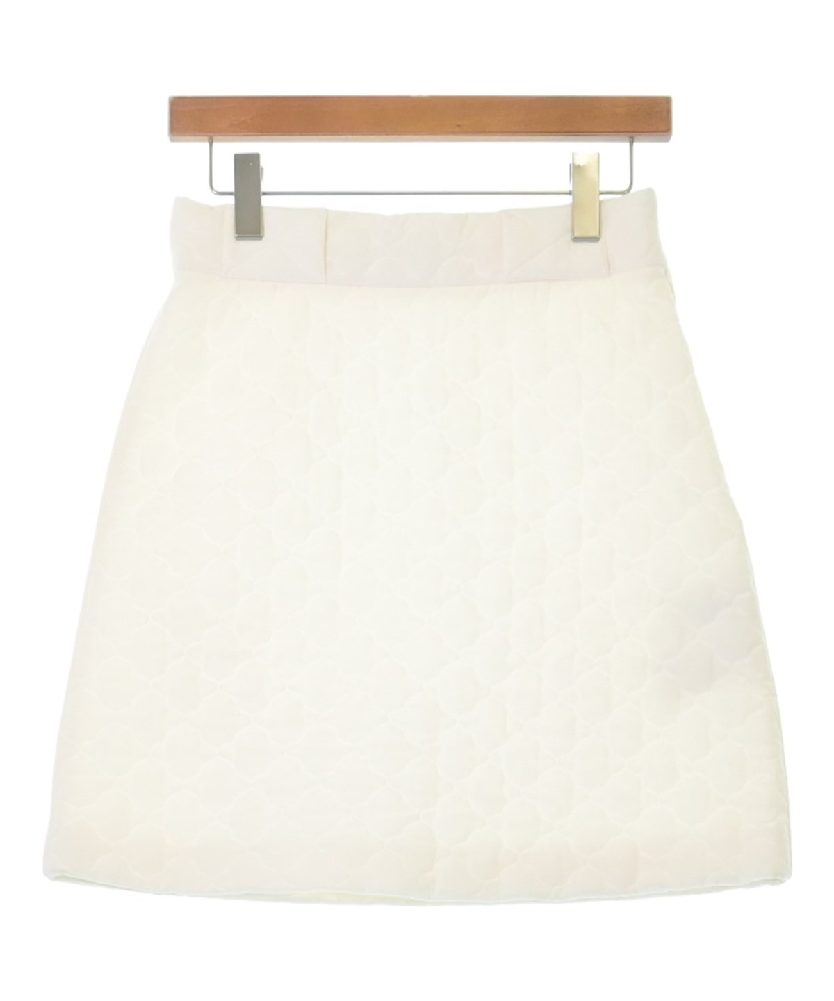 FENDI フェンディ ひざ丈スカート 白 40(M位) 4103825Y0026 FENDI（フェンディ）ひざ丈スカート 白 サイズ:40(M位