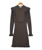FENDI（フェンディ）ワンピース 茶 サイズ:38(S位) レディース/2200668456029