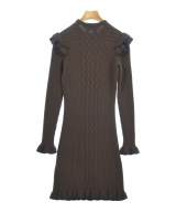 FENDI（フェンディ）ワンピース 茶 サイズ:38(S位) レディース/2200668456029