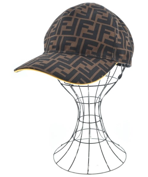 FENDI（フェンディ）キャップ 茶 サイズ:- レディース/2200670295098