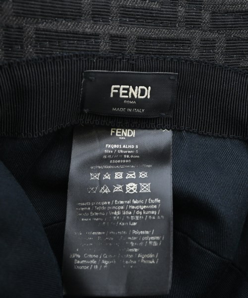 FENDI（フェンディ）ハット グレー サイズ:S レディース/2200670295104