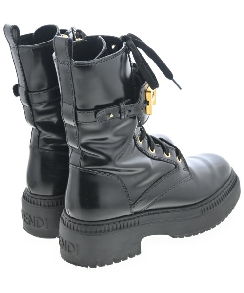 FENDI（フェンディ）ブーツ 黒 サイズ:EU38(24.5cm位) レディース/2200673064011