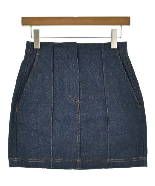 FENDI（フェンディ）ミニスカート 紺 サイズ:38(S位) レディース/2200675011099