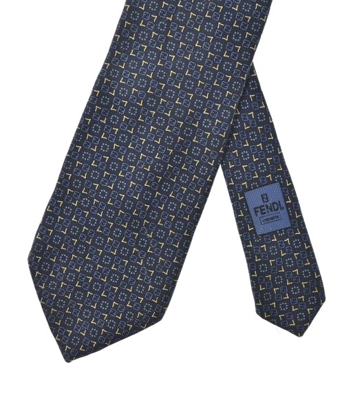 FENDI（フェンディ）ネクタイ 紺 サイズ:- メンズ/2200676924206