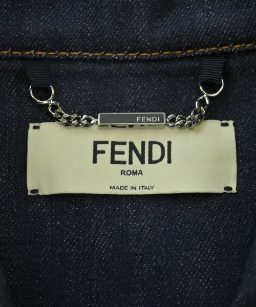 FENDI（フェンディ）デニムジャケット 紺 サイズ:40(M位) レディース/2200672469114