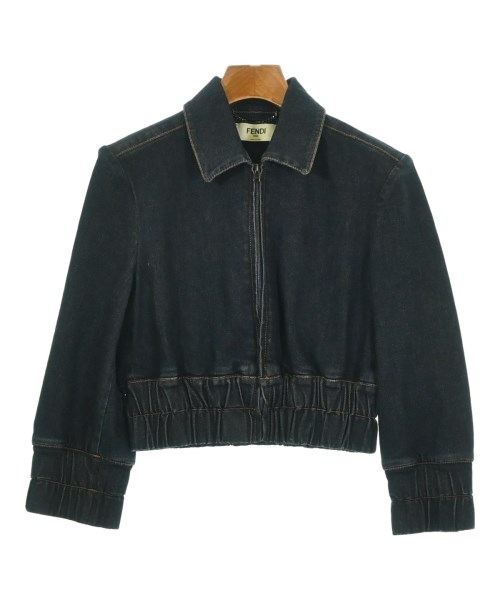 FENDI(フェンディ)デニムジャケット 紺 サイズ:40(M位)/2200672911026