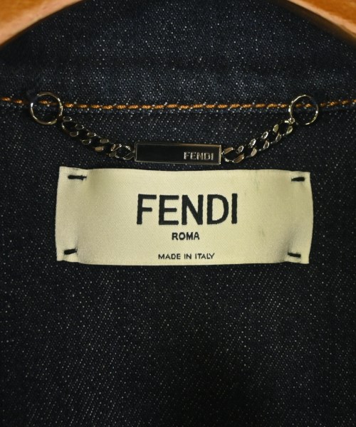 FENDI（フェンディ）デニムジャケット 紺 サイズ:40(M位) レディース/2200672911026
