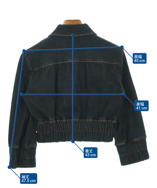 FENDI（フェンディ）デニムジャケット 紺 サイズ:40(M位) レディース/2200672911026