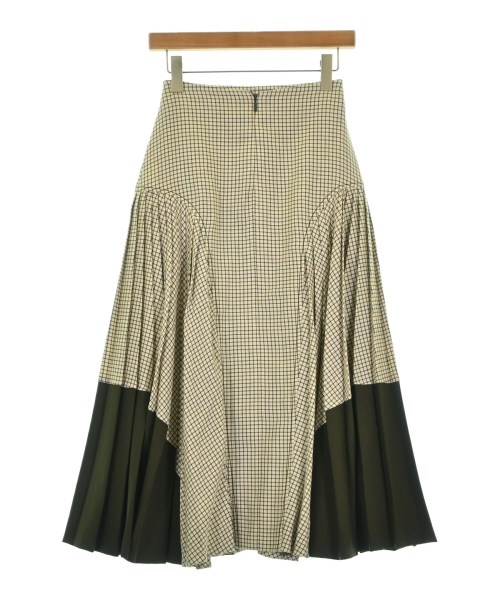 FENDI（フェンディ）ひざ丈スカート ベージュ サイズ:40(M位) レディース/2200672911507