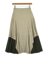 FENDI（フェンディ）ひざ丈スカート ベージュ サイズ:40(M位) レディース/2200672911507