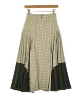 FENDI（フェンディ）ひざ丈スカート ベージュ サイズ:40(M位) レディース/2200672911507