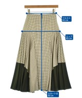 FENDI（フェンディ）ひざ丈スカート ベージュ サイズ:40(M位) レディース/2200672911507