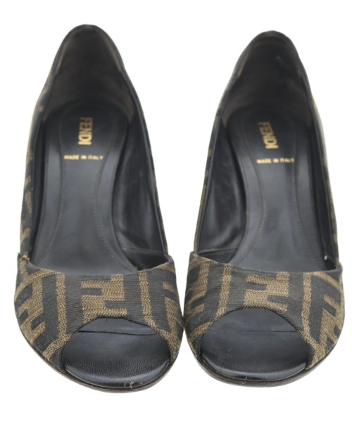 FENDI（フェンディ）パンプス 茶 サイズ:EU36(22.5cm位) レディース/2200677681030