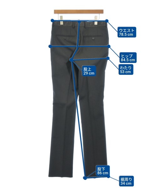 FENDI（フェンディ）スラックス 黒 サイズ:44(S位) メンズ/2200655472261