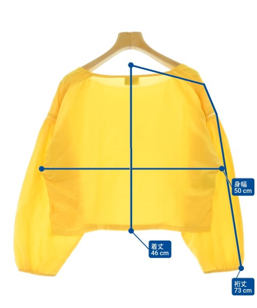 FENDI（フェンディ）ブラウス 黄 サイズ:40(M位) レディース/2200679570042