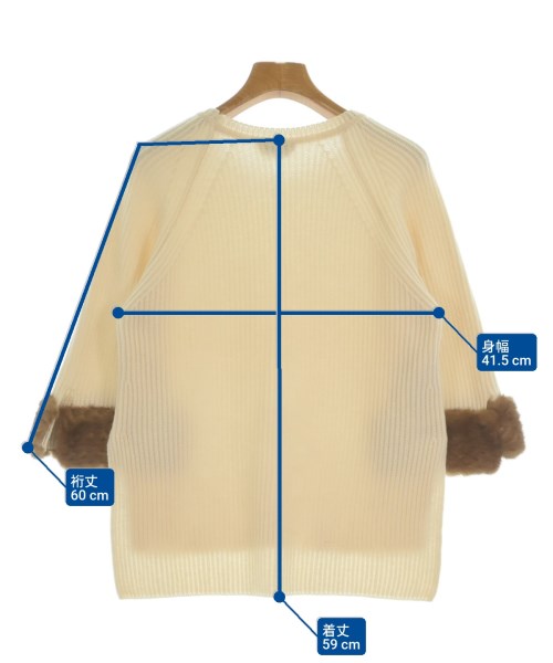 FENDI（フェンディ）ニット・セーター 白 サイズ:36(XS位) レディース/2200680345097