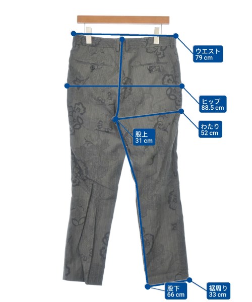 FENDI（フェンディ）スラックス グレー サイズ:48(L位) メンズ/2200680681065