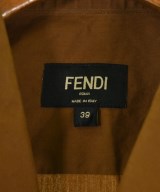 FENDI（フェンディ）ドレスシャツ 茶 サイズ:39(M位) メンズ/2200680681089