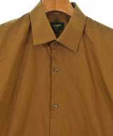 FENDI（フェンディ）ドレスシャツ 茶 サイズ:39(M位) メンズ/2200680681089
