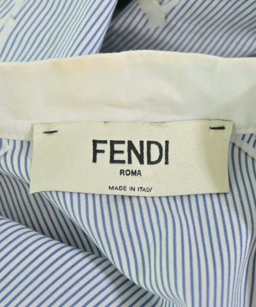 FENDI（フェンディ）シャツワンピース 青 サイズ:38(S位) レディース/2200694275090
