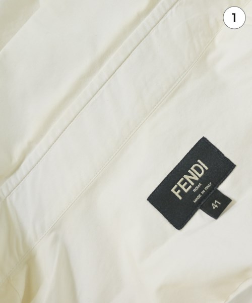 FENDI（フェンディ）カジュアルシャツ 白 サイズ:41(XL位) メンズ/2200694275298