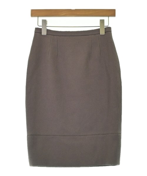 FENDI(フェンディ)ひざ丈スカート 茶 サイズ:38(S位)/2200695855048