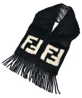 FENDI（フェンディ）マフラー 黒 サイズ:- レディース/2200696147036