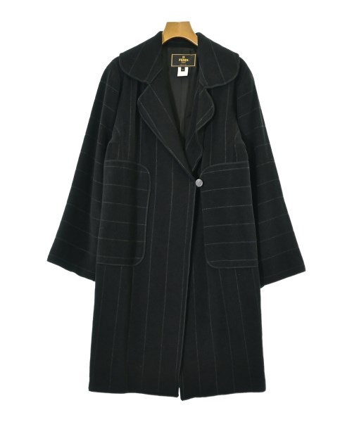 FENDI(フェンディ)チェスターコート 黒 サイズ:38(S位)/2200698567115