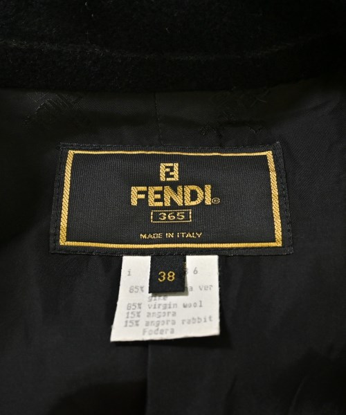 FENDI（フェンディ）チェスターコート 黒 サイズ:38(S位) レディース/2200698567115