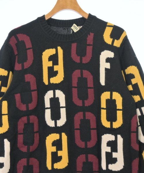 FENDI（フェンディ）ニット・セーター 黒 サイズ:52(XXL位) メンズ/2200698567146