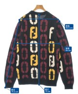 FENDI（フェンディ）ニット・セーター 黒 サイズ:52(XXL位) メンズ/2200698567146