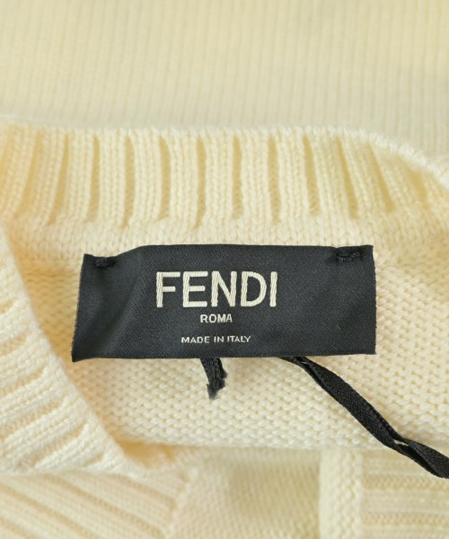 FENDI（フェンディ）ニット・セーター 白 サイズ:52(XXL位) メンズ/2200698567153