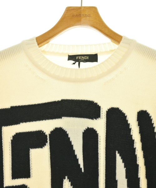 FENDI（フェンディ）ニット・セーター 白 サイズ:52(XXL位) メンズ/2200698567153